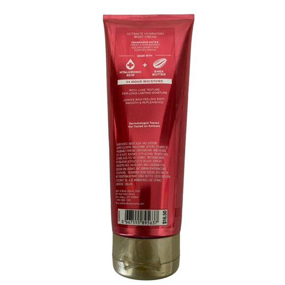 Strawberry Pound Cake Bath & Body Works Cream 8 oz. NEW Hydration discontinued - Picture 2 of 2